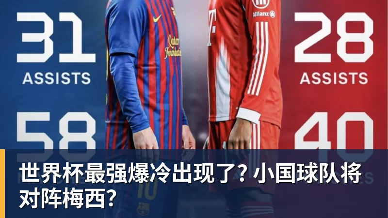 世界杯最强爆冷出现了? 小国球队将对阵梅西？
