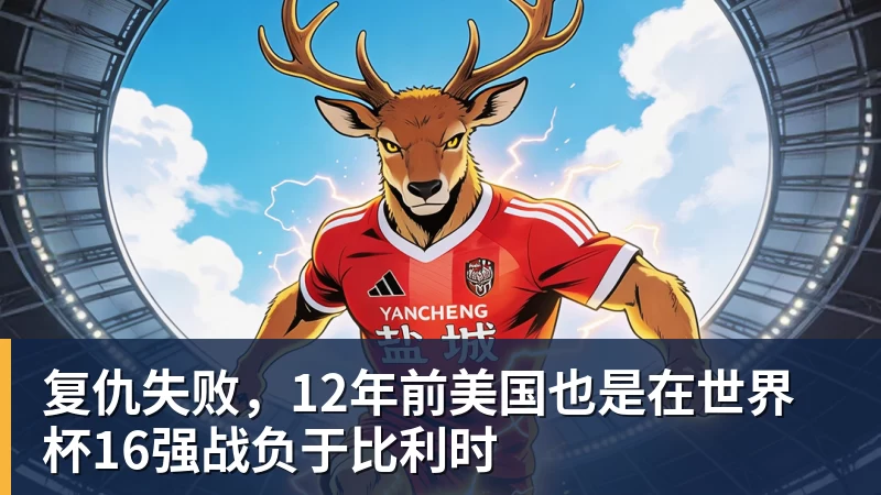 复仇失败，12年前美国也是在世界杯16强战负于比利时